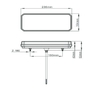 Задний фонарь прицепа Allpin Dynamic  10-30 В (10252D5005)