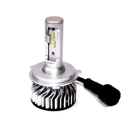 Комплект LED ламп AllLight F2 H4 50W 6500K 7000lm с вентиляторами (Philips technology)(10350)