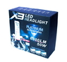 Комплект LED ламп AllLight X3 H1 50W 6000K 6000lm с радиатором и светофильтрами (3000K/8000K)(10352)