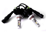 Комплект LED ламп AllLight X3 HB3 50W 6000K 6000lm с радиатором и светофильтрами (3000K/8000K) (10356)