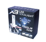 Комплект LED ламп AllLight X3 HB4 50W 6000K 6000lm с радиатором и светофильтрами (3000K/8000K) (10357)