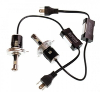 Комплект LED ламп BAXSTER P H4 H/L 6000K 3200lm с кулером (10365) 