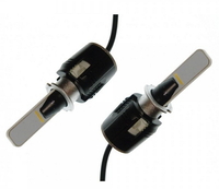 Комплект LED ламп BAXSTER PXL H3 6000K 4300lm с кулером (увеличенная светоотдача)(10377) 