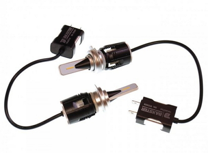 Комплект LED ламп BAXSTER PXL H7 6000K 4300lm с кулером (увеличенная светоотдача) (10379)