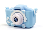 Цифровой детский фотоаппарат Smart Kids Kitty Голубой (10406) 8G
