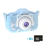 Цифровой детский фотоаппарат Smart Kids Kitty Голубой (10406) 8G Цифровой детский фотоаппарат Smart Kids Kitty Голубой (10406) 8G
