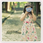 Цифровой детский фотоаппарат Smart Kids Kitty Голубой (10406) 8G