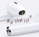 Беспроводные сенсорные Bluetooth наушники TWS inPods12 Lightning Белые (10407)