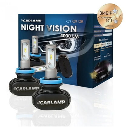 Светодиодные автолампы CARLAMP Night Vision H4 (10555)