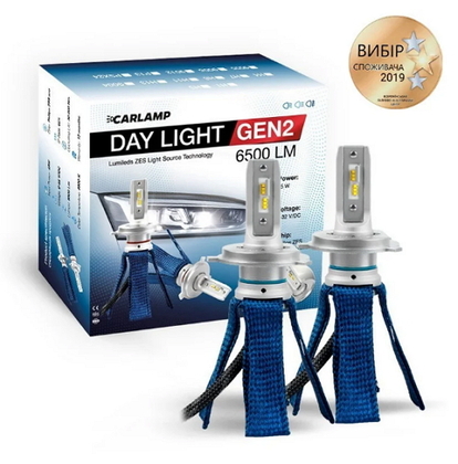 Светодиодные автолампы H4 6000K 6500Lm ZES CARLAMP Day Light GEN2(10567)