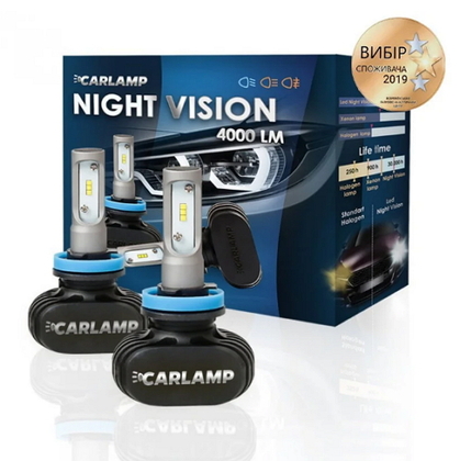 Светодиодные автолампы CARLAMP Night Vision H7 (10570)