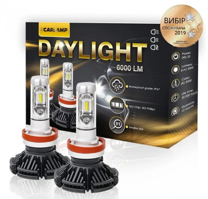 Светодиодные автолампы CARLAMP Day Light H7 (10572)