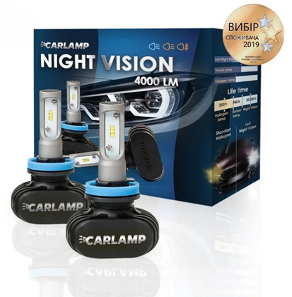 Светодиодные автолампы CARLAMP Night Vision H1 (10573)