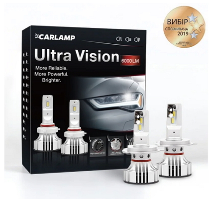 Светодиодные автолампы CARLAMP Ultra Vision H4 (10575)