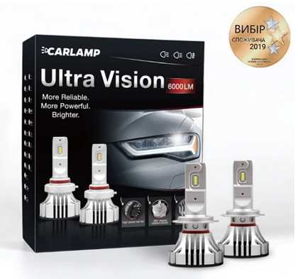 Светодиодные автолампы CARLAMP Ultra Vision H7 (10576)