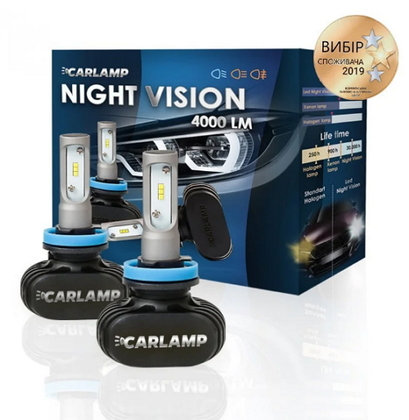 Светодиодные автолампы CARLAMP Night Vision H1 (10581)