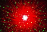 НОВОГОДНИЙ УЛИЧНЫЙ ЛАЗЕРНЫЙ ПРОЕКТОР 2 ЦВЕТА X-LASER XX-LS-807 RGB С ДУ (10639)