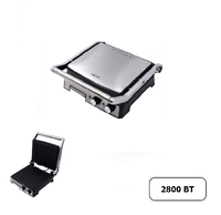 Контактный гриль прижимной электрический с таймером Haeger 2800W HG-2681(10768) 