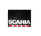 Брызговик для грузовика SCANIA 480х330  белая надпись (рис.)  1086 комплект