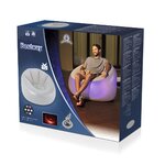 Надувное кресло Bestway 75086 размер 102х97х71 см с LED подсветкой (11144)
