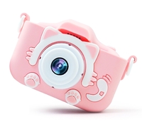 Цифровой детский фотоаппарат Smart  Kids Kitty розовый (11150) 8G 