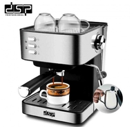 Кофеварка эспрессо рожковая кофемашина полуавтоматическая DSP Espresso Coffee Maker KA-3028 850W(11152)  