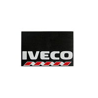 Брызговик для грузовика IVECO  480х330 белая надпись (рис.) 1131 комплект IVECO