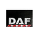 Брызговик для автомобиля DAF 480х330 белая надпись (рис.)  1132 комплект