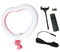 Кольцевая Ring Light With ears HEART 27 см (11340)