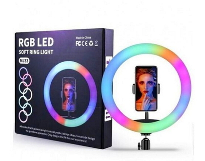 Кольцевая Ring Light RGB LED MJ-33 238 диодов 33 см(11334)