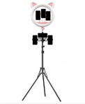 Кольцевая Ring Light With ears CAT 27 см (11339)