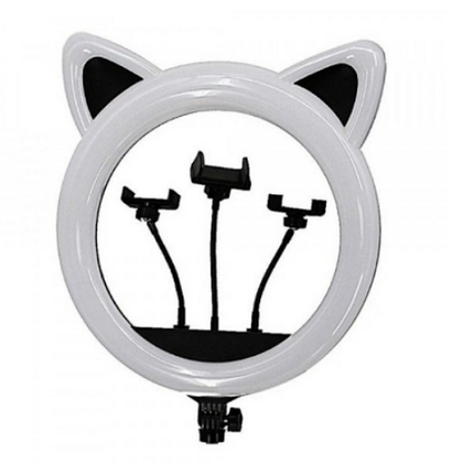 Кольцевая Ring Light With ears CAT 27 см (11339)