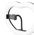 Кольцевая Ring Light With ears HEART 27 см (11340)