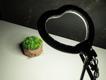 Кольцевая Ring Light With ears HEART 27 см (11340)