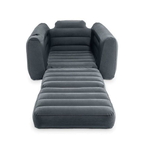 Надувное кресло Intex 66551, 224 х 117 х 66 см, черное (11428)
