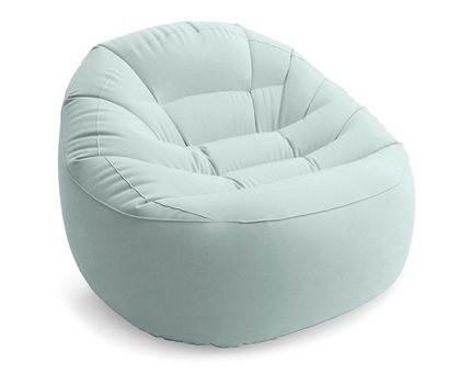 Надувное кресло Intex 68590, 112 х 104 х 74 см, зеленое (11436)