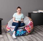 Надувное кресло Bestway 75075, 112 х 112 х 66 см, белый (11444)