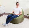 Надувное кресло Bestway 75082, 105 х 98 х 76 см, зеленое (11448)