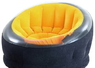 Надувное кресло Intex 68582, 112 х 109 х 69 см, оранжевое (11454)