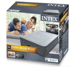 Надувная кровать Intex 64414-3, 152 х 203 х 46 см, встроенный электронасос, наматрасник, подушки. Двухспальная (11457)