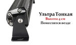 Светодиодная фара балка - 107 см. AURORA ALO-S5-40 200W (11497)