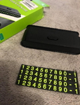 Автовизитка HOCO CPH19 One-click hidden signage Чёрный (11579)