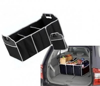 Складная cумка органайзер DT DL74 для багажника в авто Car Boot Organise Чёрный (11580) 