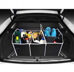 Складная cумка органайзер DT DL74 для багажника в авто Car Boot Organise Чёрный (11580)