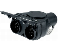 Разъем электрический адапторный 15 PIN - 2Х7РIN, 24V (11595) 