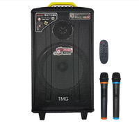 Колонка акумуляторная Temeisheng QX-1214 комбоусилитель акустика USB/FM/Bluetooth(11666) 