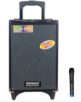 Аккумуляторная Bluetooth колонка Temeisheng A8-2T 8" 100Вт с микрофоном (11668) 