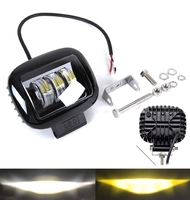 Светодиодная фара Lider Restyling 45W Белый 45W желтый свет,ближний, нижнее крепление(11753) 