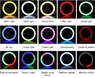 Кольцевая лампа Light RGB 10″ 25см(11765)