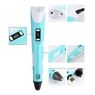 3D ручка 3D PEN-2 MyRiwell ORIGINAL с LCD дисплеем для 3Д рисования ребенку(с пластиком в комплекте) (11807)
